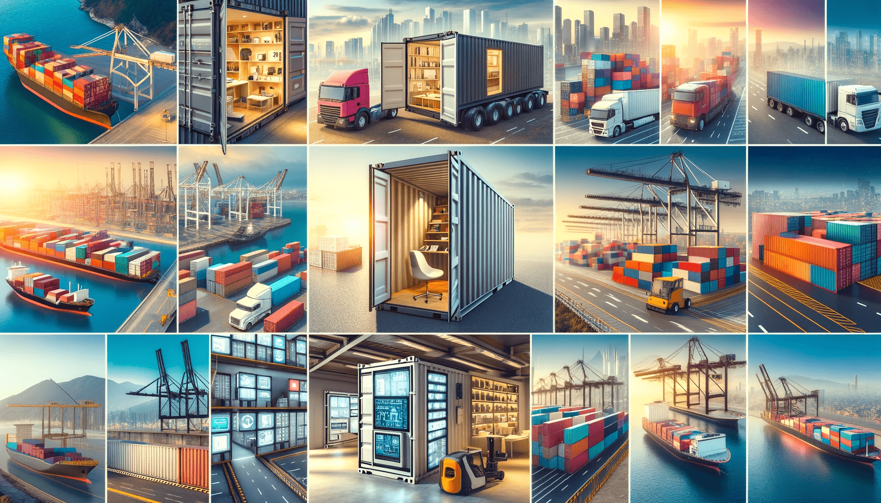 An Image depicting different types of storage containers